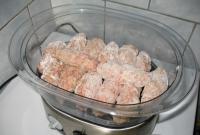 A párolási idő 40 perc, 20 perc elteltével...