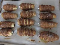 A kalácsokat 20 percig 180°C -on sütjük....