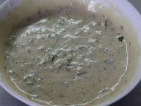 A tahini szószhoz összekeverjük a tahini...