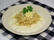 Karfiolos spagetti.