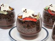 Halloween puding pohár