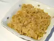 Dinsztelt mézes káposzta